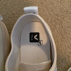 Veja light tan canvas sneakers! Never been worn!